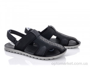 Сандалі чоловічі M201-3 black Wonex чорний оптом от Optomarket