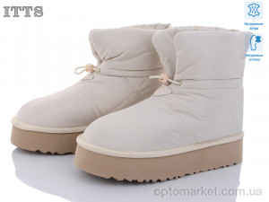 Дутики жіночі M21-6 ITTS бежевий  оптом от Optomarket