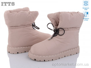 Дутики жіночі M25-2 ITTS бежевий  оптом от Optomarket