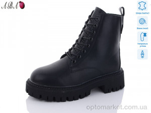 Черевики жіночі M2ABA88 Hengji чорний  оптом от Optomarket
