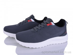 Кросівки чоловічі M555-2 LQD сірий  оптом от Optomarket