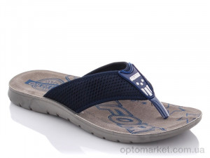 Шльопанці чоловічі M6132-1 blue Goldstar синій  оптом от Optomarket