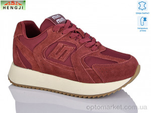 Кросівки жіночі M6 Hengji бордовий  оптом от Optomarket