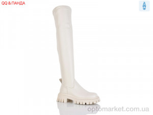 Ботфорти жіночі M649 Алена Ван бежевий оптом от Optomarket