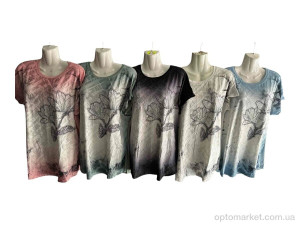 Футболка жіночі M665 mix Sport style мікс  оптом от Optomarket