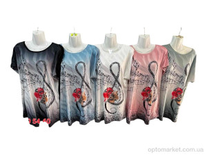 Футболка жіночі M669 mix Sport style мікс  оптом от Optomarket