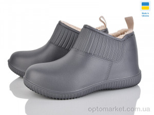 Галоші жіночі M7009 т.сірий Dago сірий оптом от Optomarket