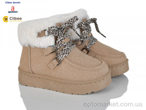 Уги дитячі M7617 khaki Apawwa бежевий  оптом от Optomarket