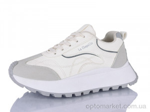 Кросівки жіночі M808-56 Ougidageni бежевий  оптом от Optomarket