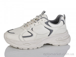 Кросівки жіночі M9901-6 Ougidageni бежевий  оптом от Optomarket