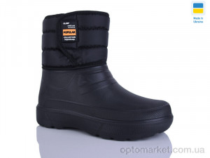Чоботи з піни чоловічі МБ03 чорний Olimp чорний  оптом от Optomarket