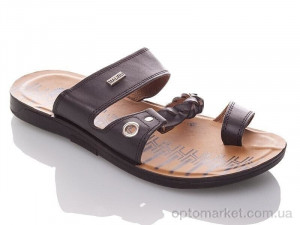 Шльопанці чоловічі MN19 black Demur чорний  оптом от Optomarket