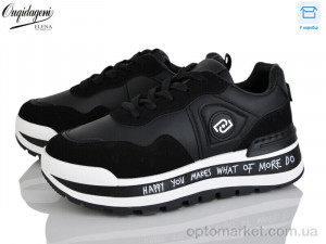 Кросівки жіночі MN253-1 Ouqidageni чорний  оптом от Optomarket