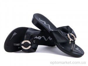 Шльопанці жіночі Мона кольцо черный Selena оптом от Optomarket