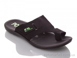 Шльопанці чоловічі MPWP green Demur чорний  оптом от Optomarket
