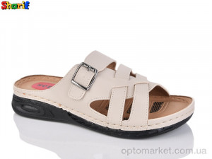 Шльопанці жіночі MS1405-1 Serra бежевий  оптом от Optomarket