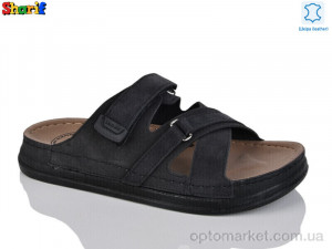 Шльопанці чоловічі MS6003-7 Serra чорний  оптом от Optomarket