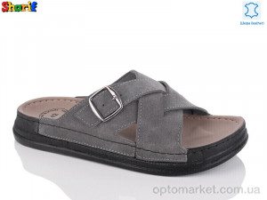Шльопанці чоловічі MS6004-2 Serra сірий  оптом от Optomarket