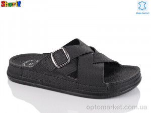 Шльопанці чоловічі MS6004-3 Serra чорний  оптом от Optomarket