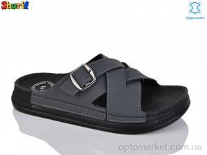 Шльопанці чоловічі MS6004-7 Serra сірий оптом от Optomarket