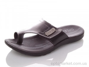 Шльопанці чоловічі MTitanik black Demur чорний  оптом от Optomarket