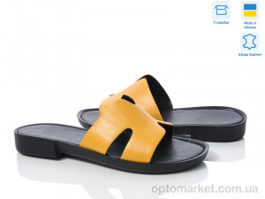 Шльопанці жіночі MV114-5 A.Dama жовтий  оптом от Optomarket