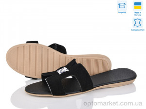 Шльопанці жіночі MV126-13 ч.з. A.Dama чорний  оптом от Optomarket