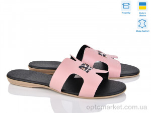 Шльопанці жіночі MV126-3 рож.ш. A.Dama рожевий  оптом от Optomarket