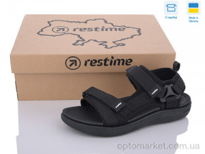 Босоніжки жіночі MWL25224 black Restime чорний  оптом от Optomarket