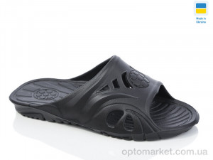 Шльопанці дитячі Мʼяч чорний Lot Shoes чорний  оптом от Optomarket