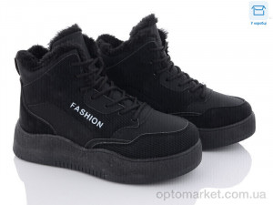 Черевики жіночі N031-1 L&M чорний  оптом от Optomarket