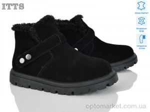 Черевики жіночі N055-1 ITTS чорний  оптом от Optomarket