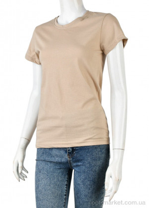 Футболка жіночі N104-3 beige Banko бежевий  оптом от Optomarket