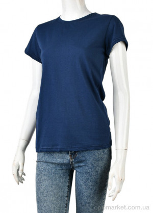 Футболка жіночі N104-8 navy Banko синій оптом от Optomarket
