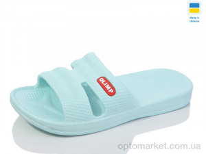 Шльопанці жіночі N105 бірюза Olimp зелений  оптом от Optomarket