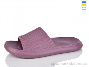 Шльопанці жіночі N111 марсал Olimp фіолетовий оптом от Optomarket