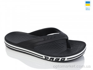 Шльопанці чоловічі N130 чорний old Dago чорний  оптом от Optomarket