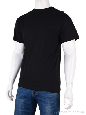 Футболка чоловічі N2012-1 black Парус чорний  оптом от Optomarket
