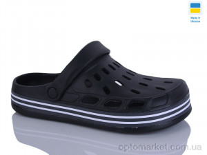 Крокси чоловічі N251 чорний Lot Shoes чорний оптом от Optomarket