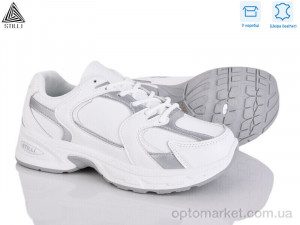 Кросівки жіночі N300-3 шкіра піна Stilli білий  оптом от Optomarket