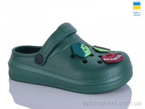 Крокси дитячі N312-1 зелений Lot Shoes зелений  оптом от Optomarket