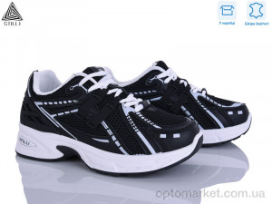 Кросівки жіночі N350-1 шкіра Stilli чорний  оптом от Optomarket