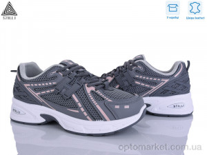 Кросівки жіночі N350-7 шкіра Stilli сірий  оптом от Optomarket