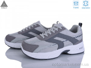 Кросівки жіночі N360-15 шкіра Stilli сірий  оптом от Optomarket