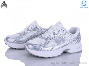 Кросівки жіночі N370-9 шкіра Stilli білий  оптом от Optomarket