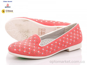 Балетки детские N371-6 red Clibee розовый  оптом от Optomarket