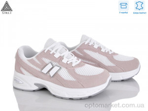 Кросівки жіночі N380-5 шкіра Stilli рожевий оптом от Optomarket