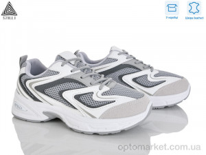 Кросівки жіночі N390-7 шкіра Stilli сірий  оптом от Optomarket