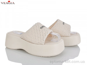 Шльопанці жіночі N5 beige Veagia бежевий  оптом от Optomarket
