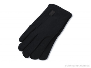 Рукавички чоловічі N502 black Number one чорний  оптом от Optomarket
